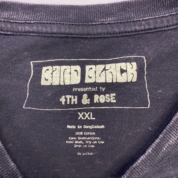 Bird Black 4th & Rose Mystic Wolf Tshirt XXL - Picture 6 of 6